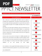 PPTCT Newsletter, July-Nov 2015