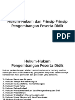 Hukum-Hukum Dan Prinsip-Prinsip Pengembangan Peserta Didik