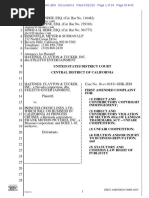 Stiletto Entertainment v. Princess Cruise Lines - Barry Manilow Complaint PDF