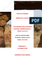 Informe Trabajo Práctica Desierto de La Tatacoa