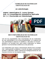 Biocompatibilidad de Materiales Dentales