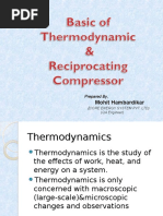 Basic of Thermo & Reciprocating Compressor