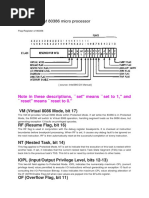 Flag Register of 80386 Micro Processor