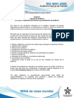 Actividad de Aprendizaje Unidad 4 - Realizacion Del Informe y Procedimiento de Auditoria.