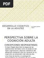 Desarrollo Cognitivo en La Adultez