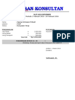 Contoh Slip Gaji Karyawan Format Ms Excel