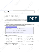 Leyes de Exponentes