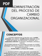  Proceso de Cambio Organizacional