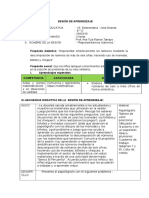 SESIÓN DE APRENDIZAJE 06 Matemática