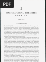 Sociological Theories of Crime