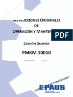 Manual de Operación y Mantenimiento Dumper Paus (D-16) PDF