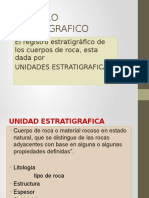 Registro Estratigrafico V