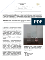 Evaluación de Colorantes Sintéticos Usados en La Industria de Alimentos Por Espectroscopia de Ultravioleta - Visible