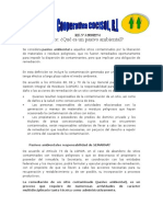 Charla de Pasivo Ambiental Charla 2 El Mes de Enero