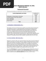 Operations Management (Module 10, 2016) Bruno Silvestre: Assessment Document