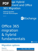 Exchange Hybrid Deployment and Office 365 Migration