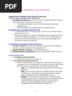 FINAL - Criminal Law Outline