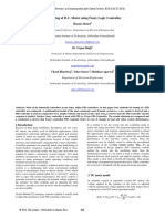 Controlling of D.C. Motor Using Fuzzy Logic Controller: Husain Ahmed