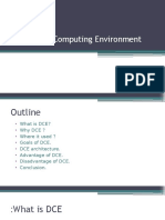 Distributed Computing Environment