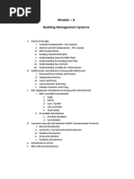 Module - A Building Management Systems