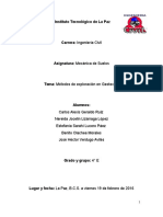 Métodos de Exploración en Geotecnia