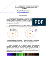 Digitalización y Calibración de Espectros Visibles Obtenidos Utilizando Un Espectrsocopio Casero