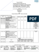 Program Schedule