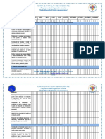 Carta Gantt Plan de Accion Pie