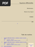 Equations Differentielles Lineaires A Coefficients Constants