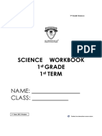 Science Workbook 1 Grade 1 Term: ST ST