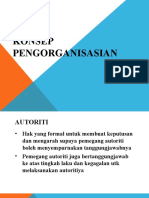 Konsep Pengorganisasian