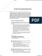 Comment Faire Vos Propres Patrons de Couture - 17 Étapes PDF