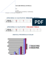 Evaluare Initiala Si Finala Grafice