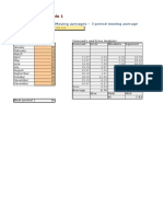 CHAPTER 4: Example 1: Forecasting Moving Averages - 3 Period Moving Average