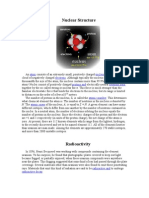 Nuclear Structure: Atom Nucleus Electrons Protons and Neutrons Held