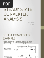 Steady State Converter Analysis: Anjana S Ap, Eee