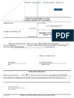 USDC - DKT 5 - Referral of Fine's Motions To Disqualify Walter/Woehrle To Judge George King - Fine v. State Bar II - 10-CV-0048