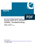 GSM BTS S2000H or S2000L Troubleshooting (411-9001-049 - 18.03)