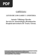 Capítulo 1, Leyes de Los Gases en Anestesia - DR - Antonio Villalonga