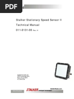 Stalker Stationary Speed Sensor II Technical Manual