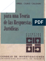 Aportes para Una Teoria de Las Respuestas Juridicas - Miguel A Ciuro Caldani PDF