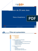 Utilisation de ZK Avec Java: Retour D'expérience