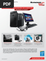 The Lenovo® Thinkcentre® M73 Desktop: Designed To Adapt