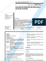 NBR 09441 - 1998 - Execução de Sistemas de Detecção e Alarme de Incêndio