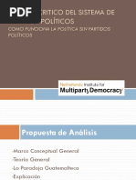  Sistema de Partidos Políticos