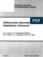 Differential Geometry in Statistical Inference