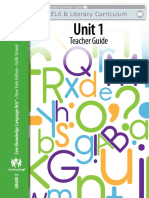 Teacher Guide: Unit 1