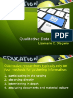 Methods of Data Collection