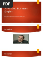 Advanced Business English