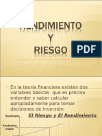 Riesgo y Rendimiento